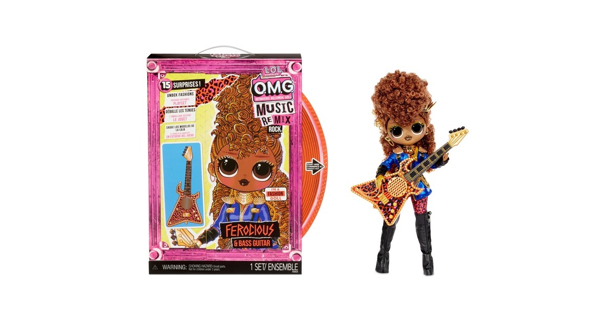MGA EntertainmentL.O.L. Surprise! OMG Remix Rock - Ferocious and Bass Guitar Pop