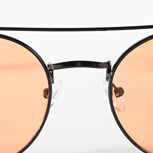 Lunettes De Soleil Julio Noir Orange
