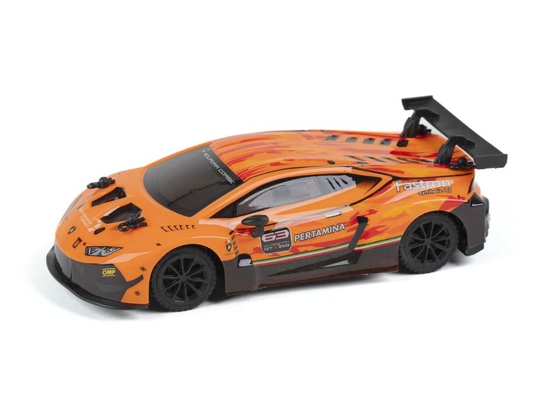 TEC-TOY Auto Lamborghini Huracan GT3 Orange, 1:24 Ferngesteuerter Sportwagen für Kinder ab 6 Jahren
