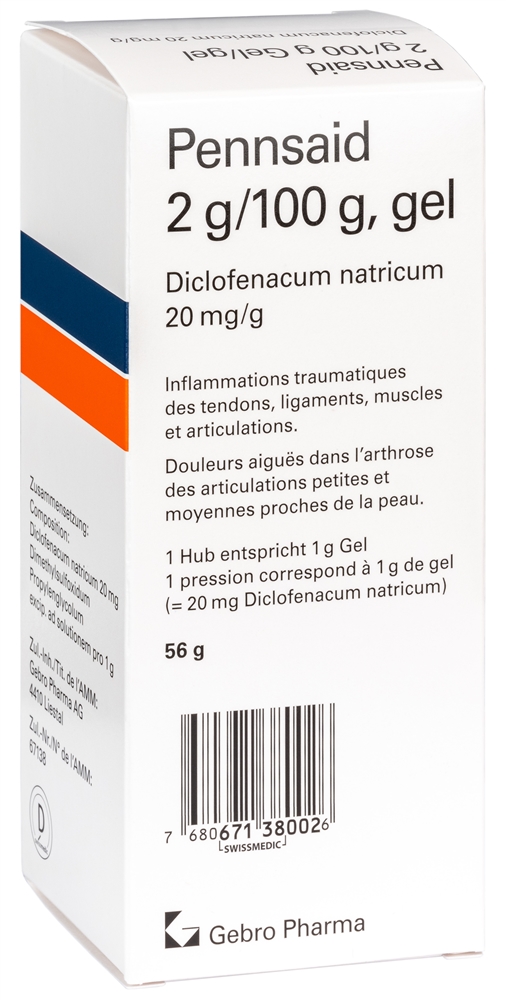 PENNSAID Gel 2 g/100g Dosierspr 56 g