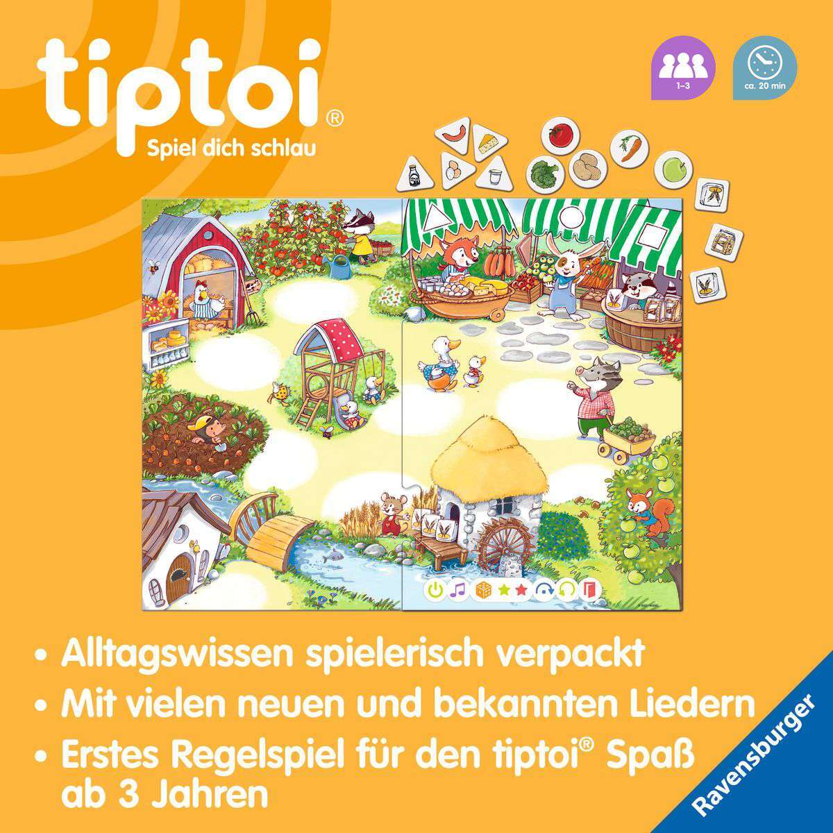 Ravensburger Spiel tiptoi® Heute gehen wir einkaufen
