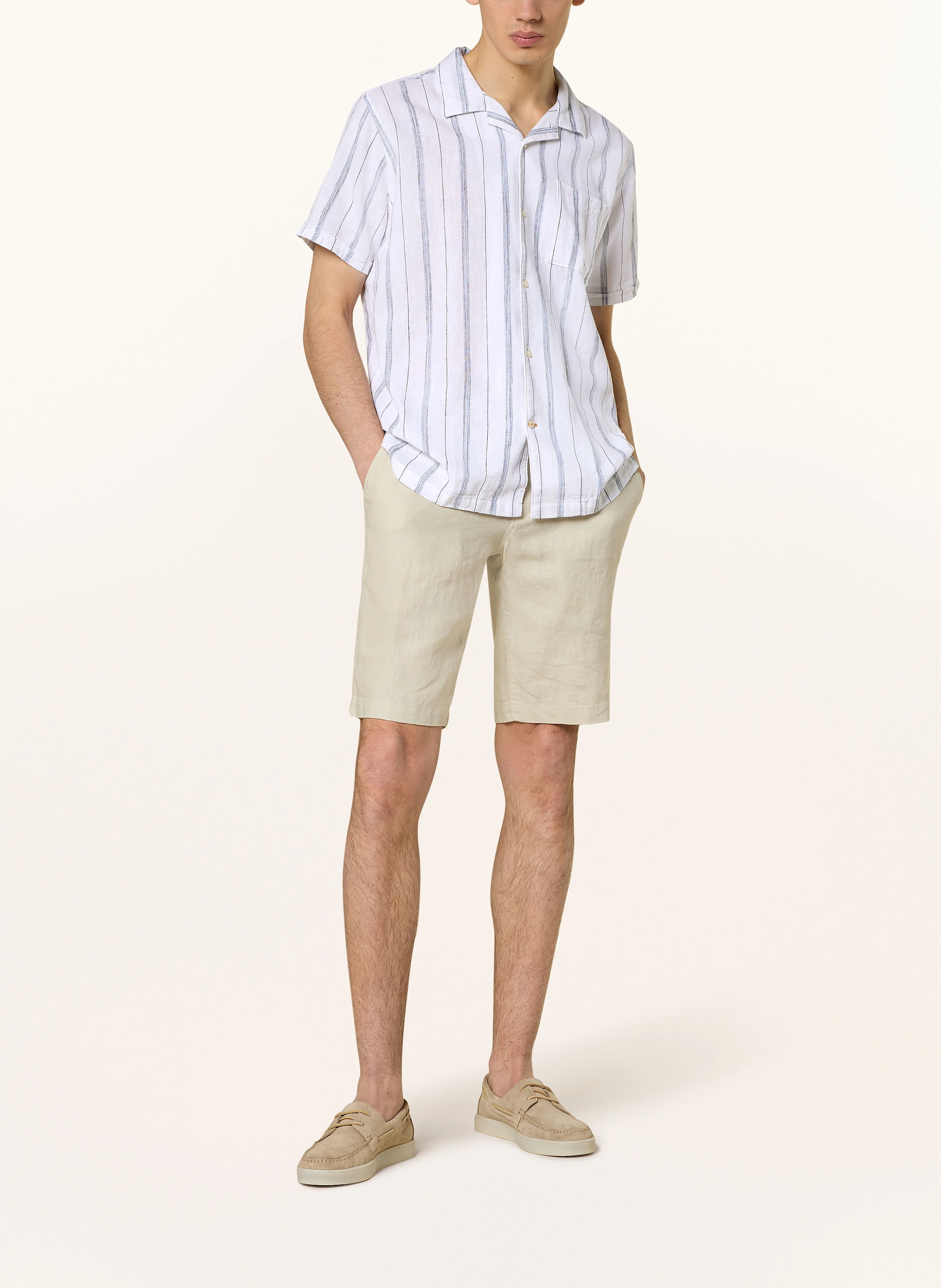 Barbour Resorthemd Comfort Fit mit Leinen