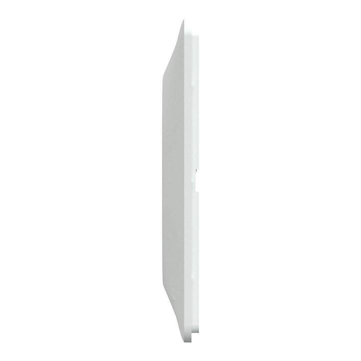 Plaque de finition triple horizontale Schneider Electric Ovalis blanc