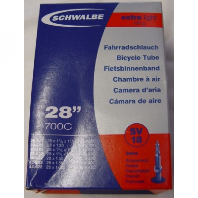 Schwalbe Slange 700x28-42c FV 40mm Extra Light