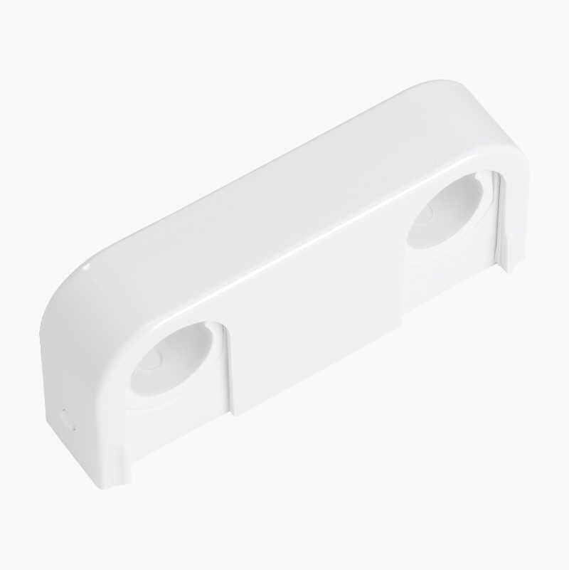 Rørklemme CC60, hvit, 18–22 mm, 2 stk.