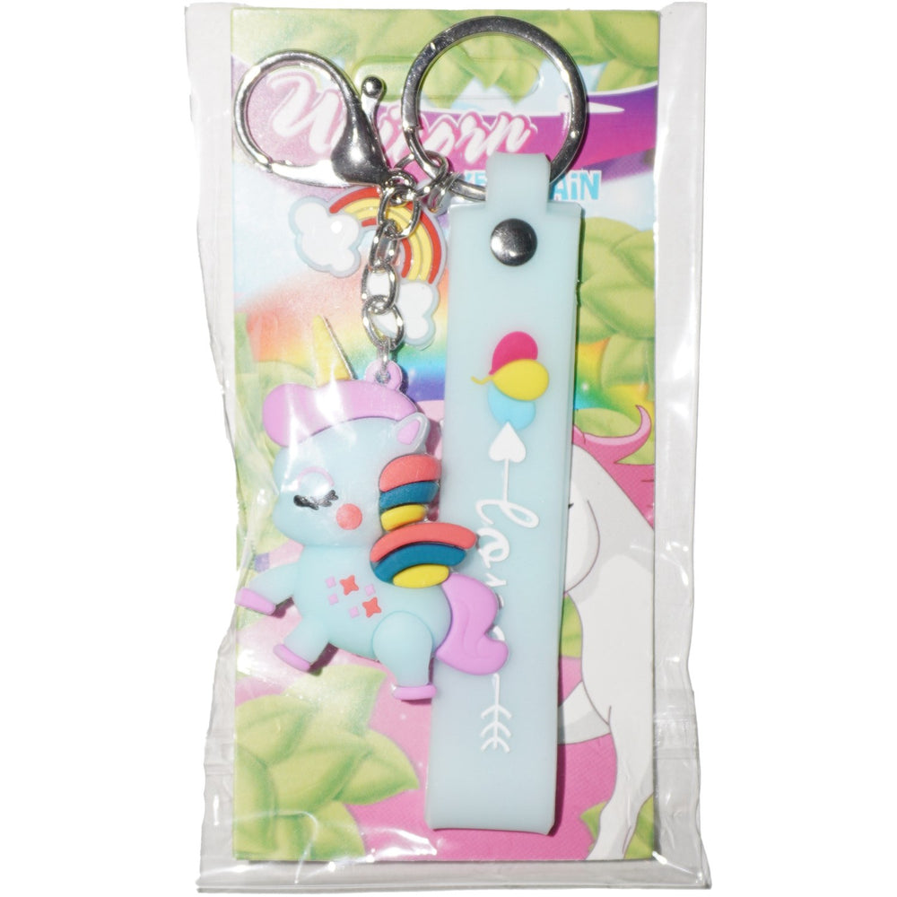 Køb Pocket Money Unicorn Figure Nøglering Light Blue