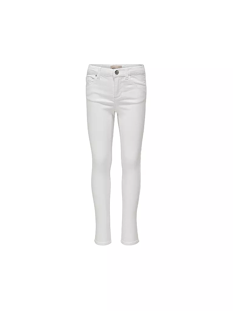 ONLY Mädchen Jeans Skinny Fit KONROYAL  weiss