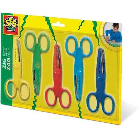 SES Creative Zig-Zag Scheren 4er Set