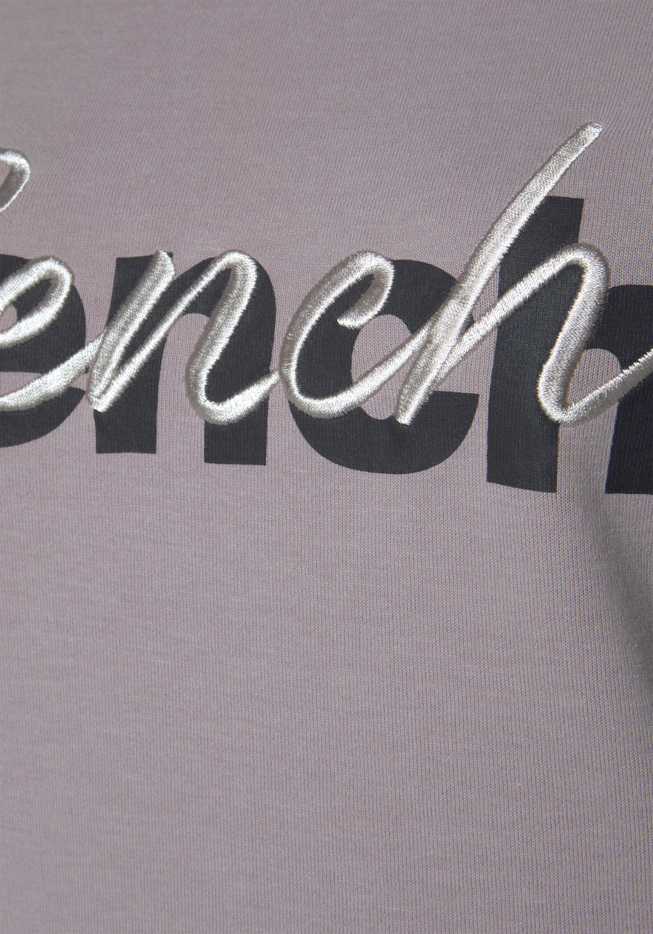 Sweatshirt in rauchrosa