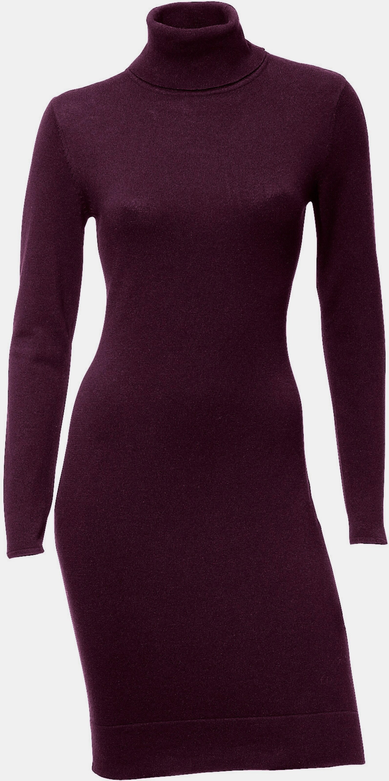 Rollkragen-Kleid