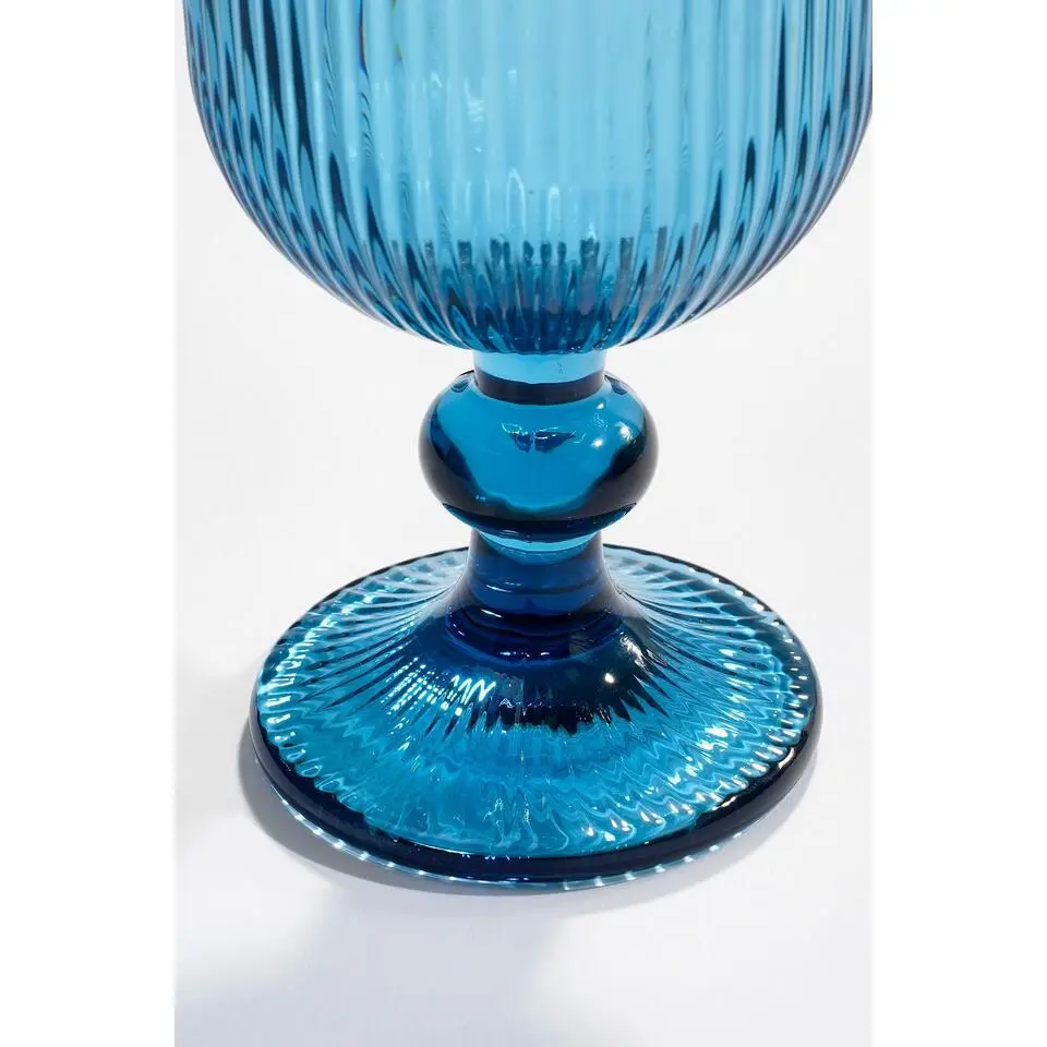 Mica Decorations Merlot Wijnglas - Set van 6 - 250 ml - Blauw