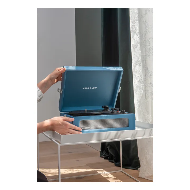 Crosley Platine vinyle Crosley Voyager Bluetooth | Bleu