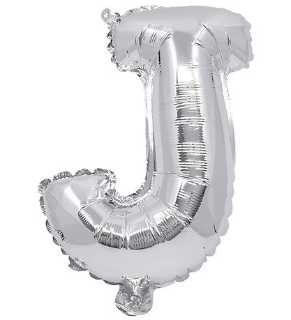Decorata Party Folienballon - 31 cm - J - Silber