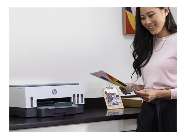 HP Smart Tank 7005 All-in-One - Multifunktionsprinter - farve - blækprinter - kan genopfyldes - Letter A (216 x 279 mm)/A4 (210 x 297 mm) (original) - A4/Legal (medie) - op til 15 spm (udskriver) - 250 ark - USB 2.0, Wi-Fi(ac), Bluetooth