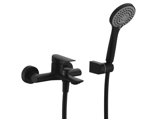 IMEX PRODUCTS - Mitigeur de baignoire et douche anti-calcaire noir mat imex...