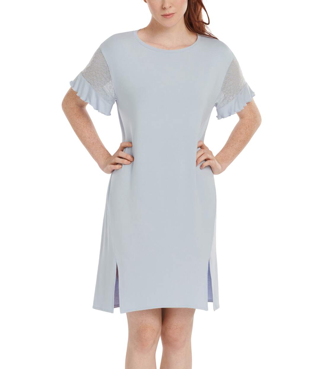 Chemise de nuit manches courtes Smooth Lisca Cheek