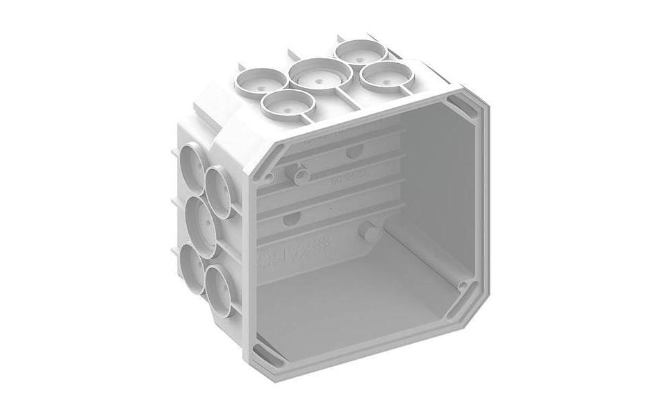 Abzweigdose UP 76 mm mit Glühdrahtprüfung 850°CDie richtige Dose für den Holzbau