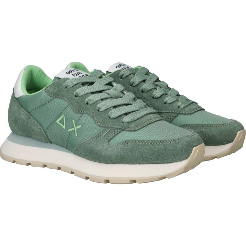 Sun 68 Ally Solid Nylon Sneakers Groen Dames