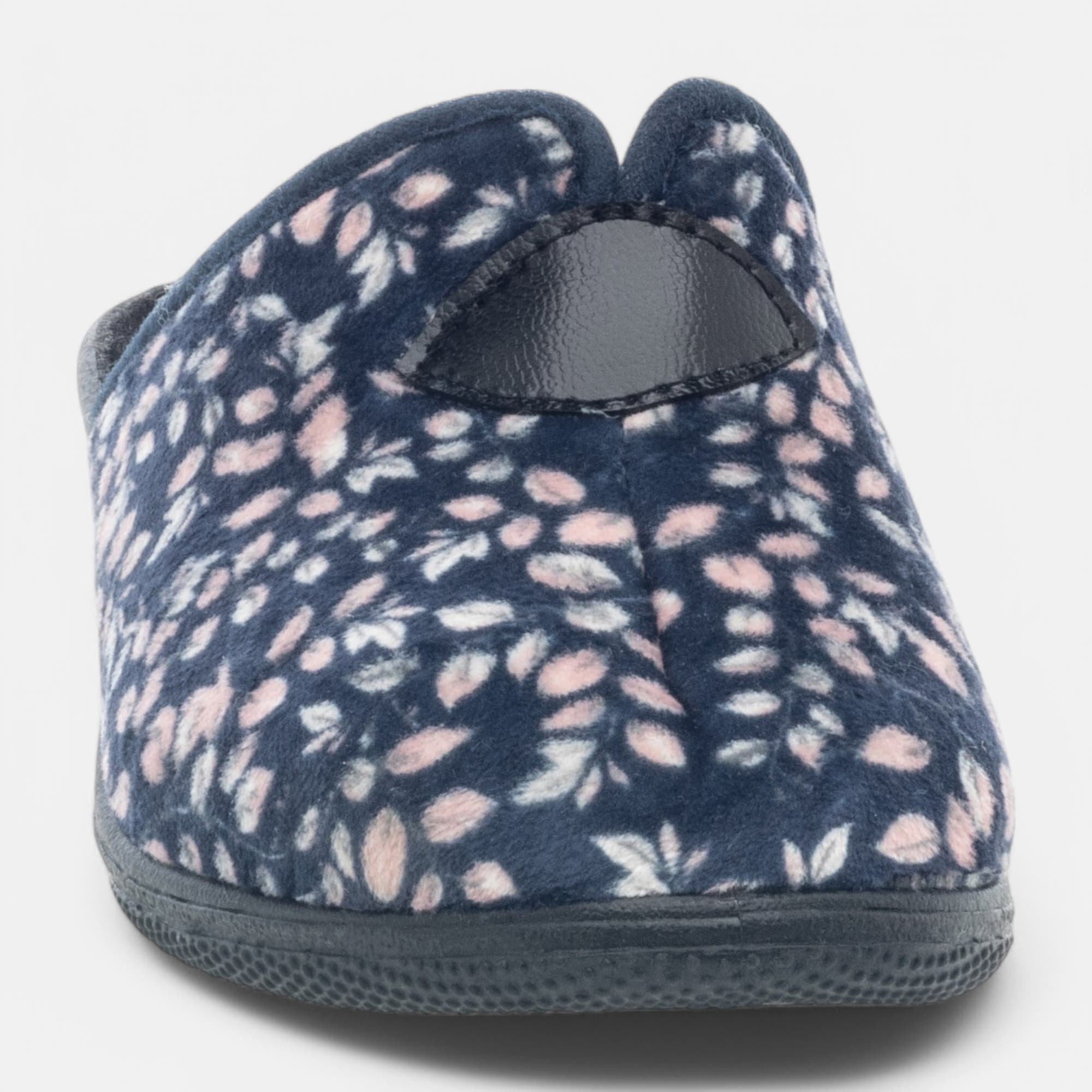 Pantoufles sabots Femme bleu marine