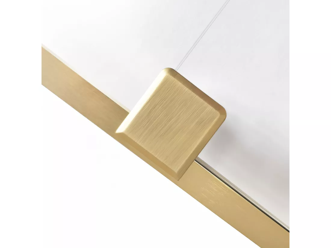 Porte De Douche Rea Montana 120 Brush Gold + Profilé