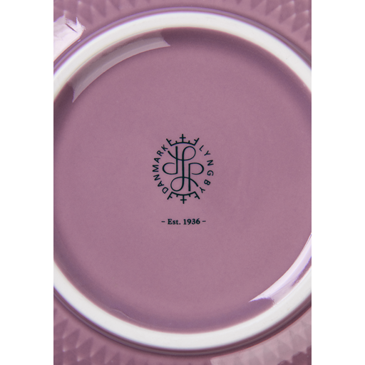 Lyngby Porcelæn Rhombe Color Skål, Lilla, Ø15,5 cm