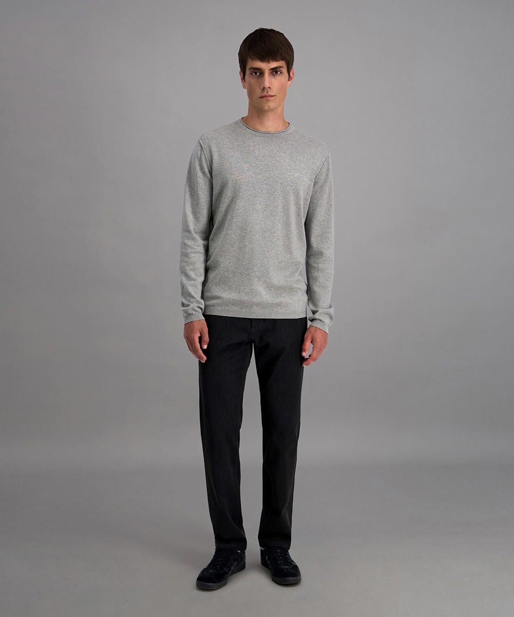 Pioneer Authentic Jeans Rundhalspullover , mit Rollkante
