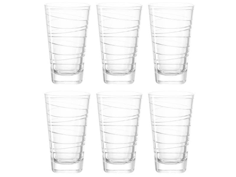 Leonardo Trinkglas Vario 280 ml, 6 Stück, Transparent Trinkgläser Set
