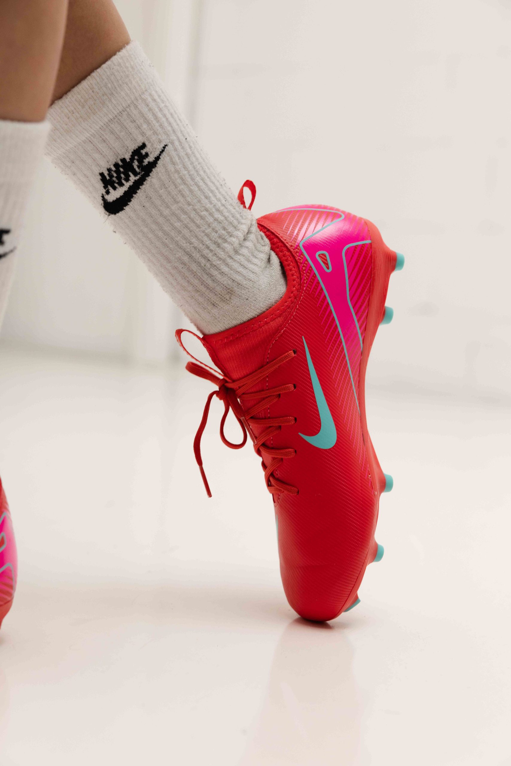 Nike Zoom Mercurial Vapor 16 Academy FG/MG Voetbalschoenen Junior Rood