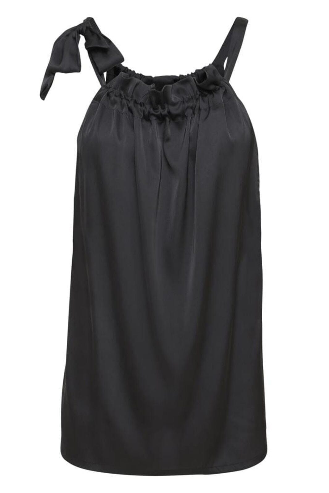 Karmamia Ruffle Tie Top black