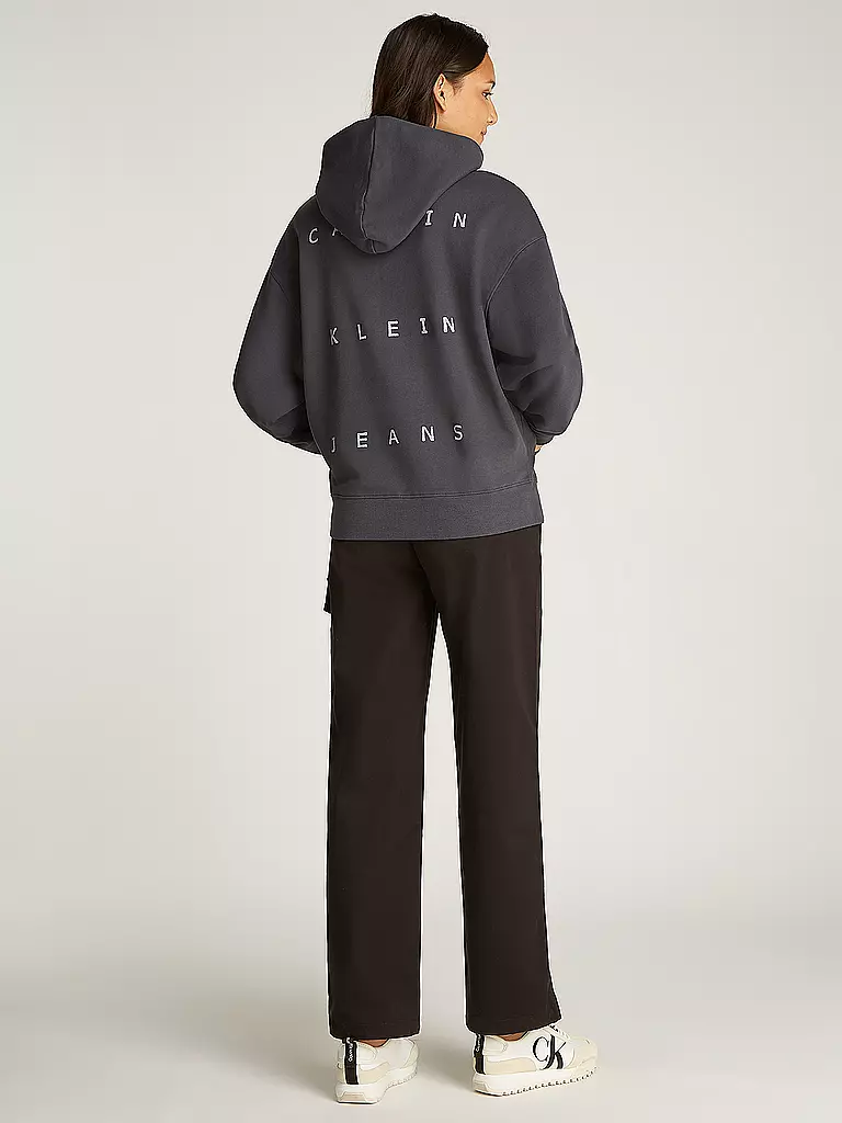 CALVIN KLEIN JEANS Kapuzensweater - Hoodie grau