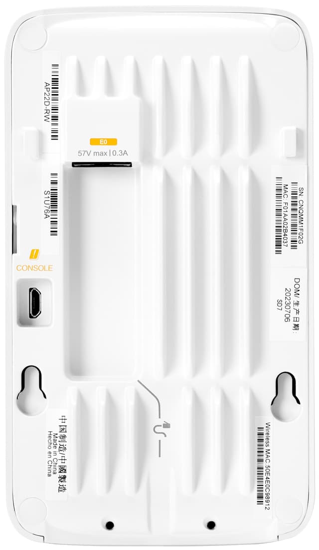 HPE Networking Instant On AP22D (RW) access point