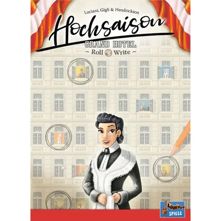 Asmodee Lookout Spiele Hochsaison: Grand Hotel Roll & Write