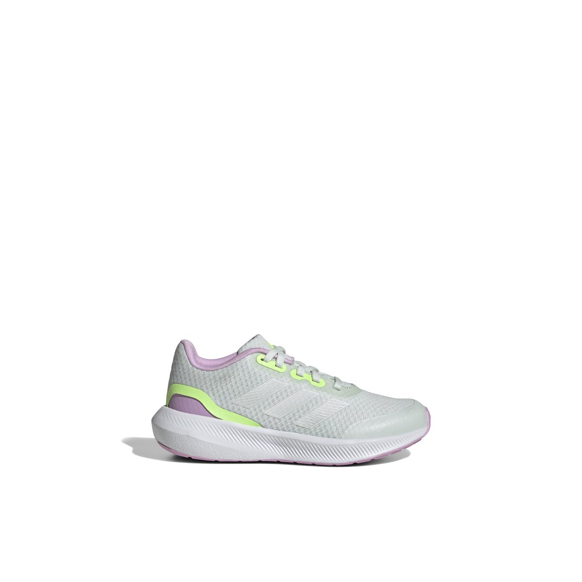 ADIDAS-Runflcon3-jg-Baskets - Talon plat - Gris Clair