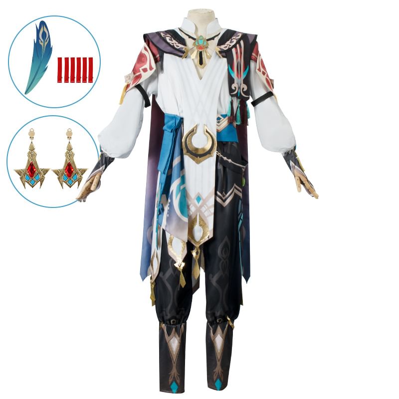 Feravin - Genshin Impact Kaveh Cosplay-kostuumset