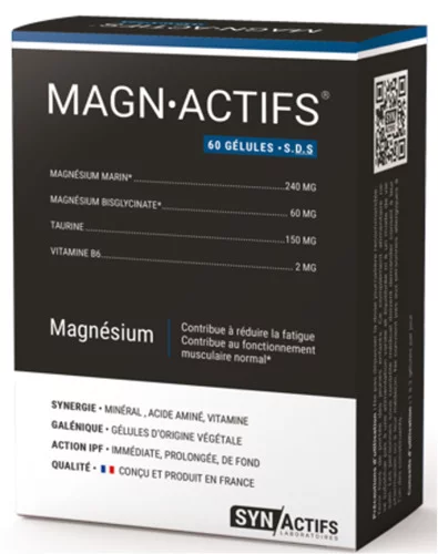 SYNActifs MAGNActifs magnésium - boite de 60 gélules