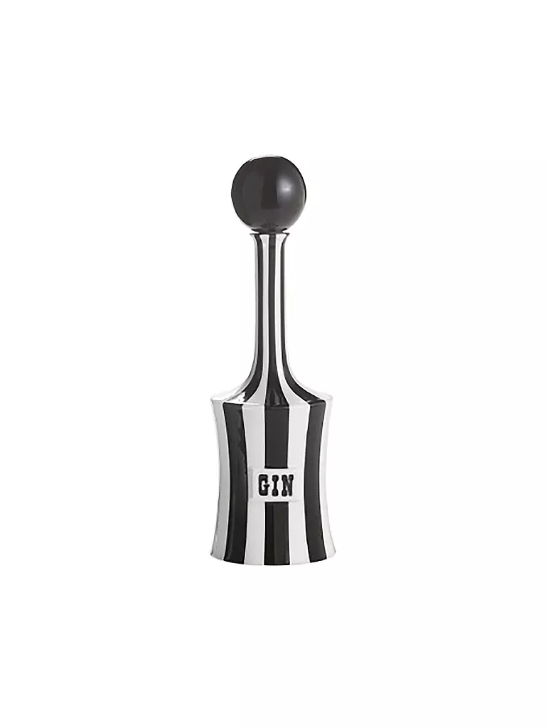 JONATHAN ADLER Gin Karaffe VICE 780cm Black / White schwarz