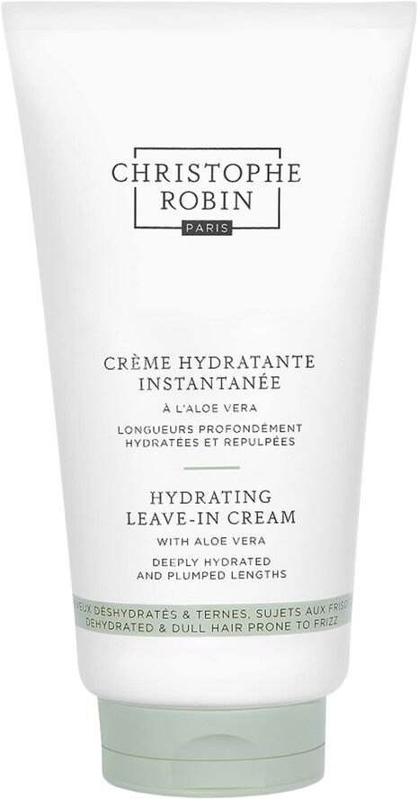 CHRISTOPHE ROBIN Aloe Vera Hydrating Leave-in Cream Fugtende hårcreme med aloe vera