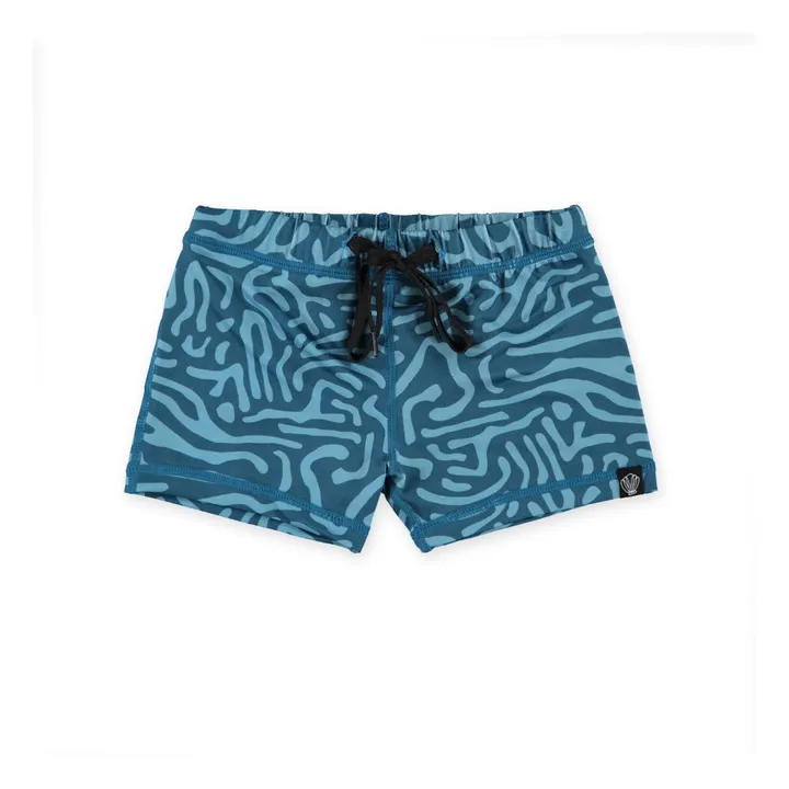 Beach & Bandits Short de Bain Anti-UV Deep Ocean | Bleu