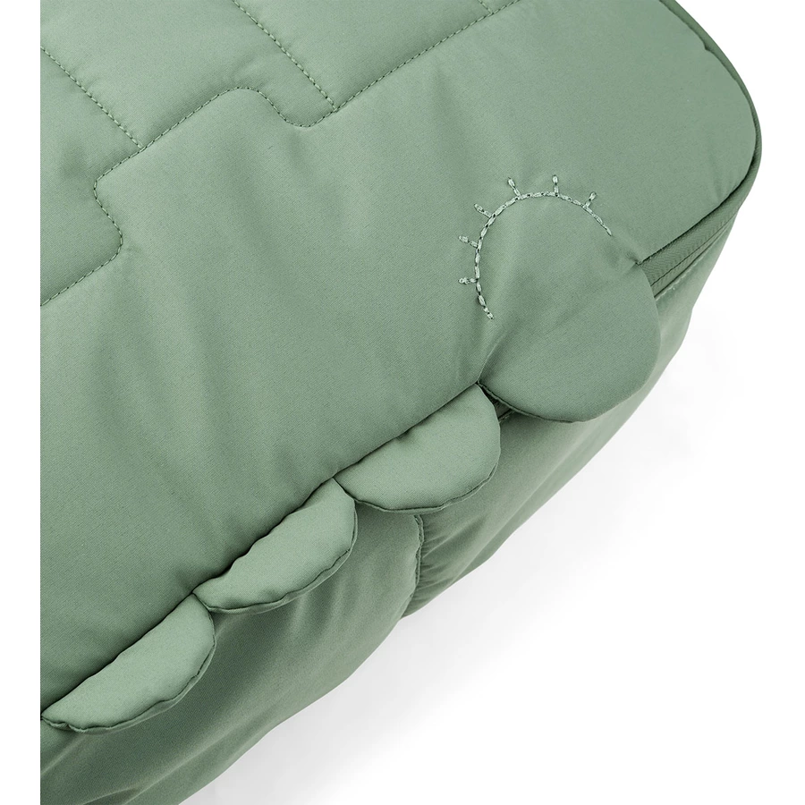 Done by Deer™ Gesteppter Kinderrucksack Croco Grün