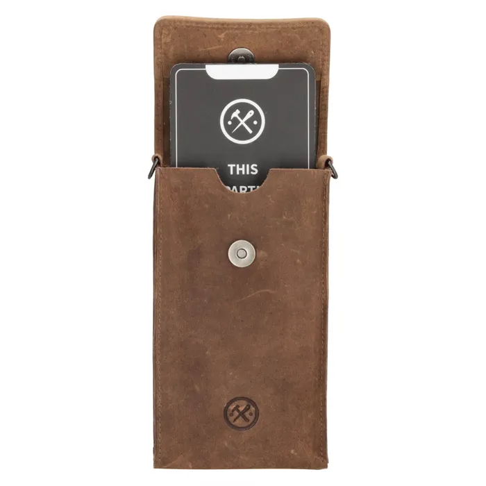 Hide & Stitches Yellowstone Telefoontasje Vacht Bruin