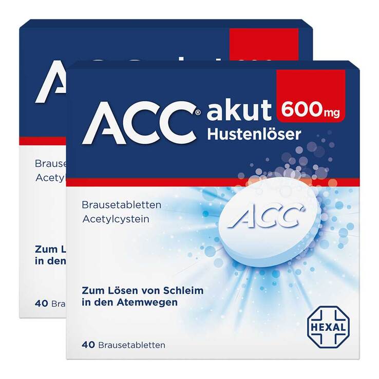 ACC akut 600 mg Hustenlöser, Brausetabletten, 2x40 St