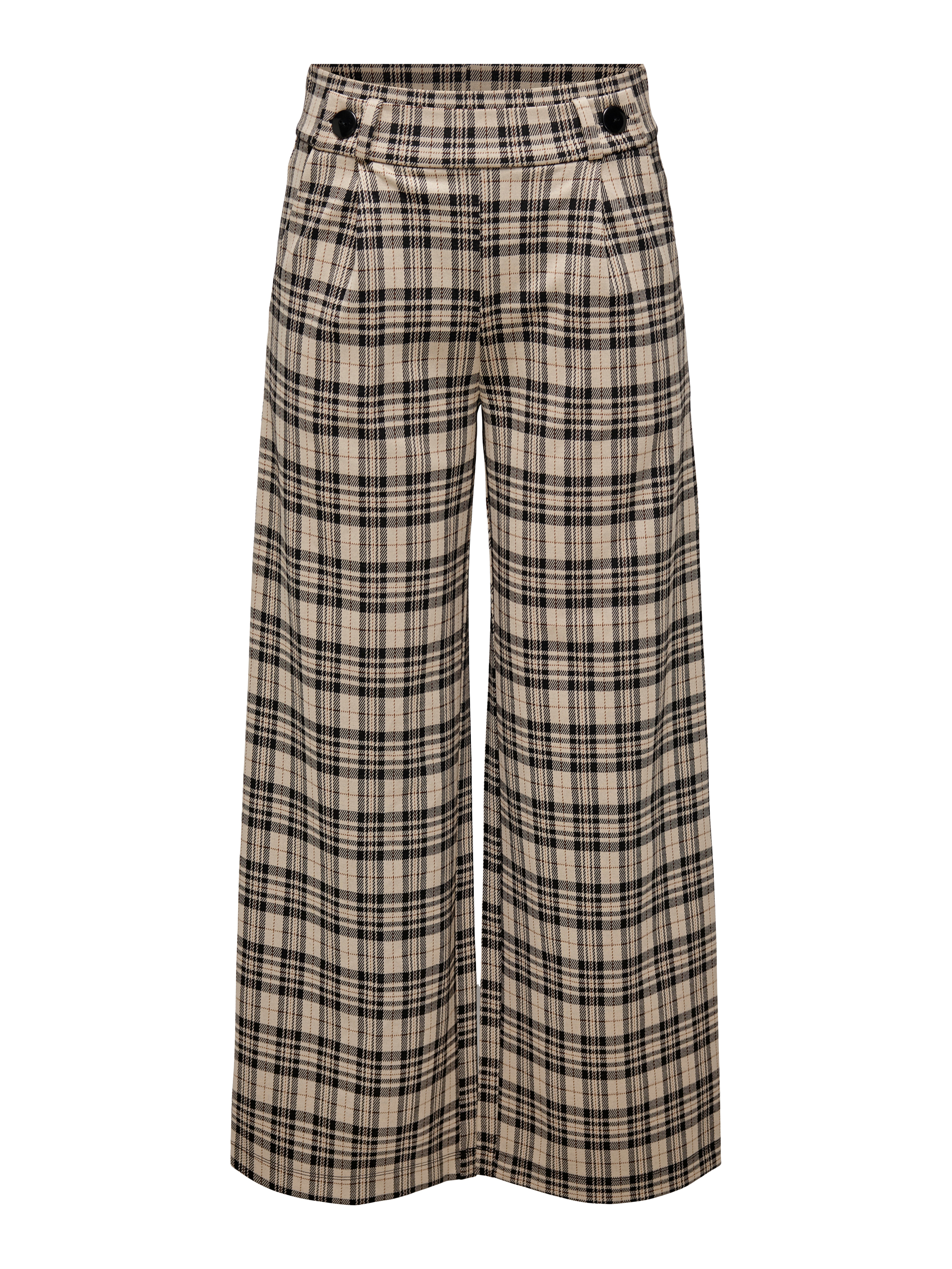 JDYGEGGO Mittlere Taille Weiter Beinschnitt Hose Whitecap Gray