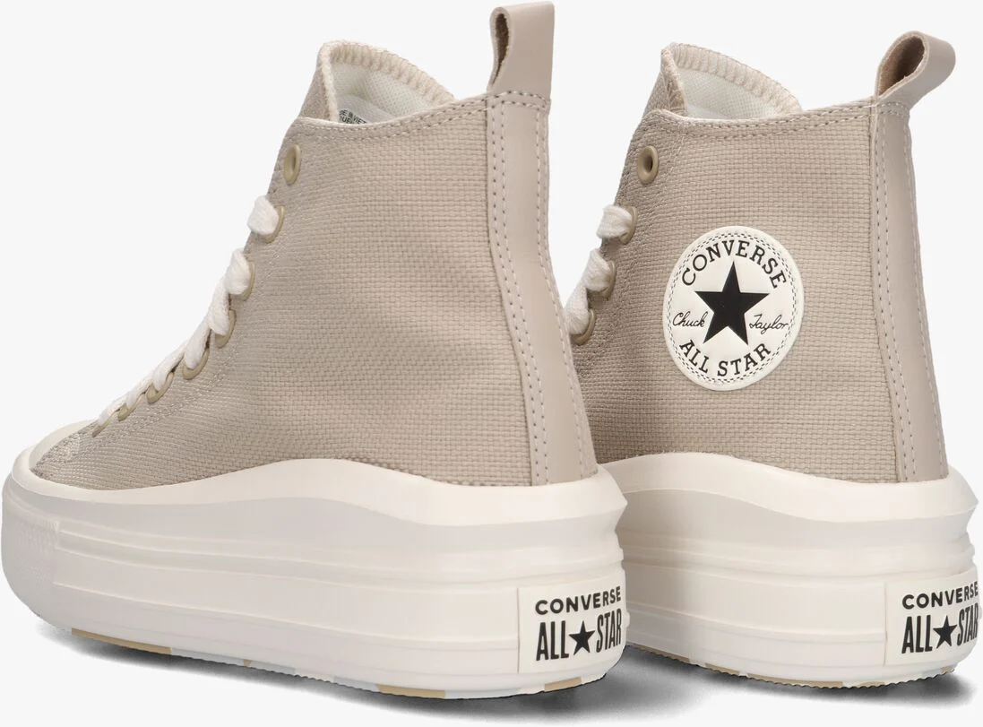 CONVERSE grijze converse hoge sneaker chuck taylor all star move