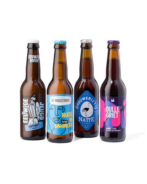 dégustation de bières hivernales 33 cl - 4 pièces