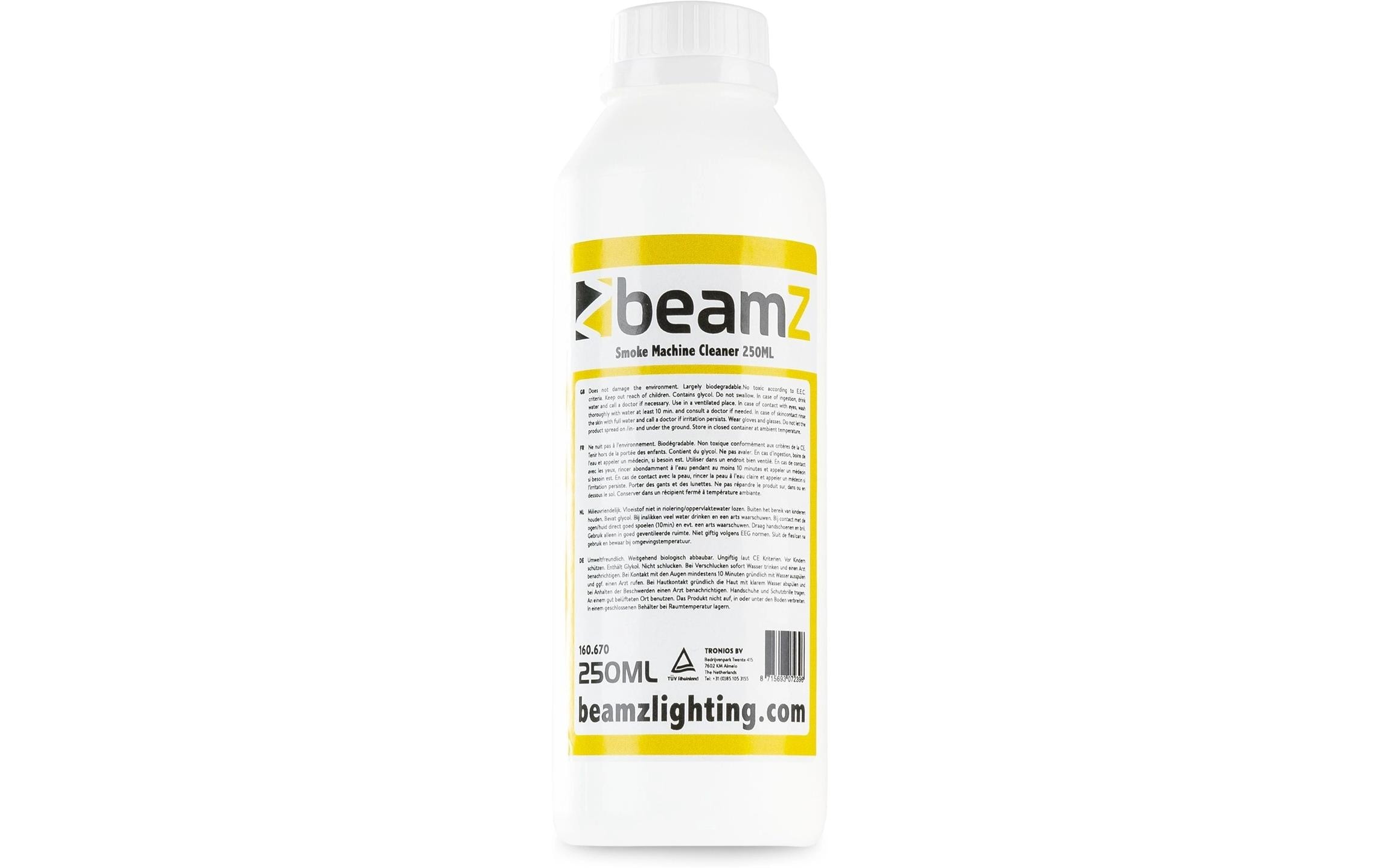 Reinigungsmittel Smoke Machine Cleaner 0.25 lReinigungsfluid für Nebelmaschinen, 250 ml
