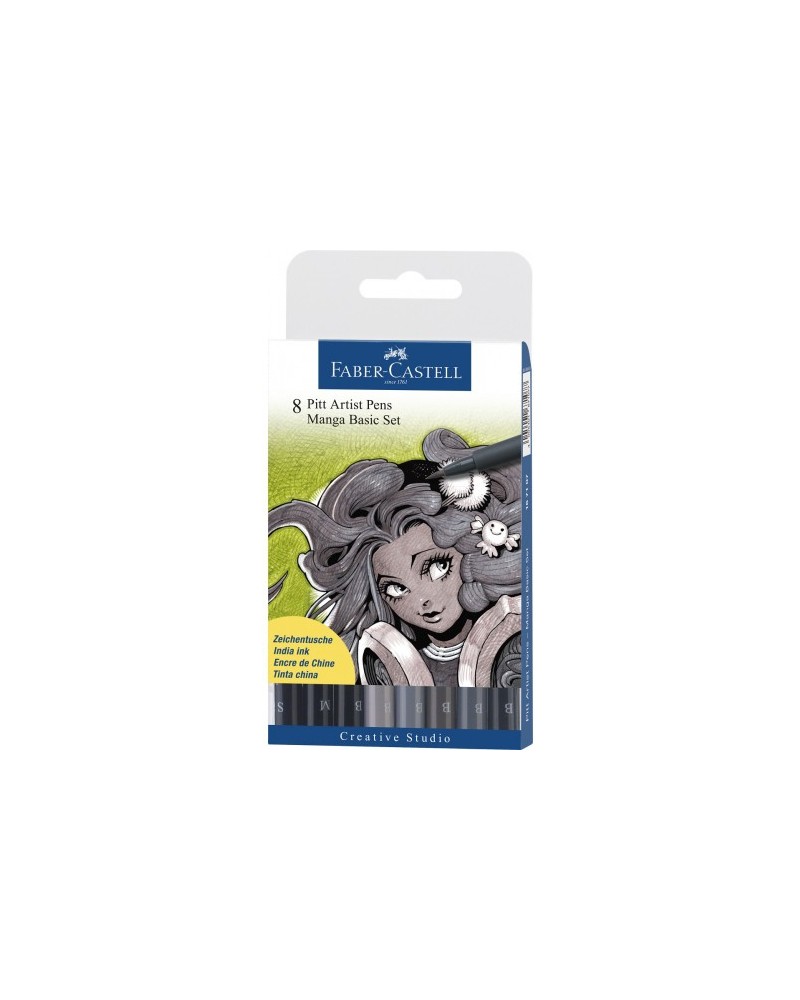 8 Pitt manga Faber-Castell