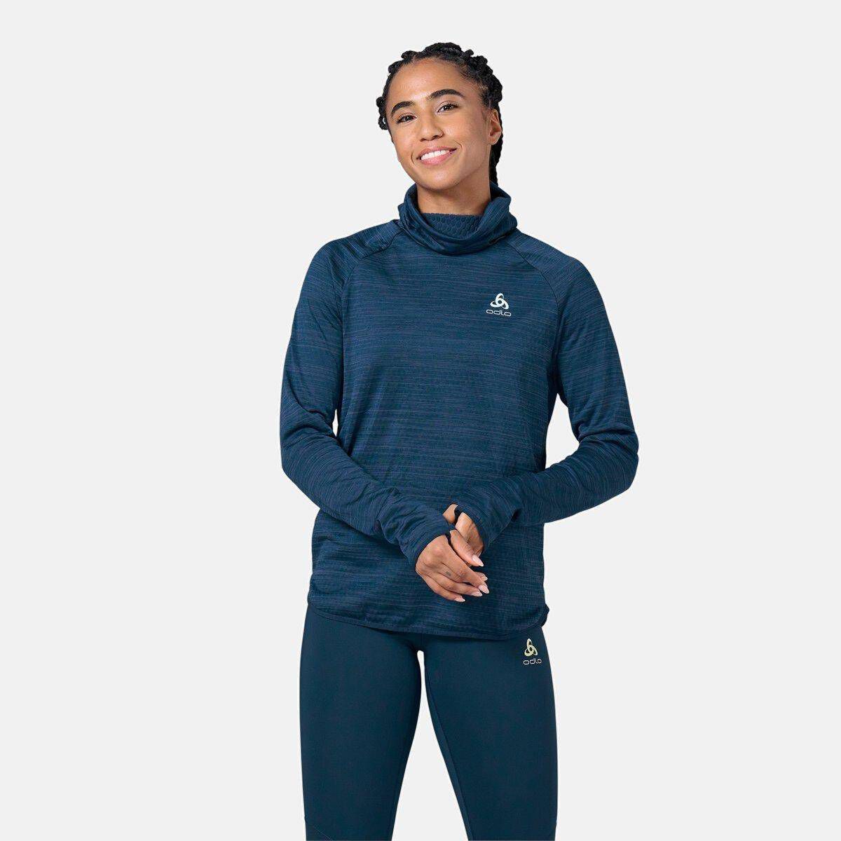 Odlo| Damen Laufshirt RUN EASY WARM MID LAYER W Langarm