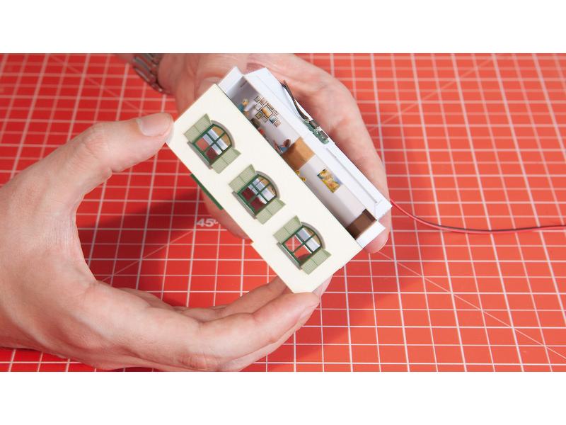NOCH micro-rooms Einfach-LED, Warm-Weiss, 4 Stück LED-Licht für Heimbeleuchtungssysteme und Leuchtkästen