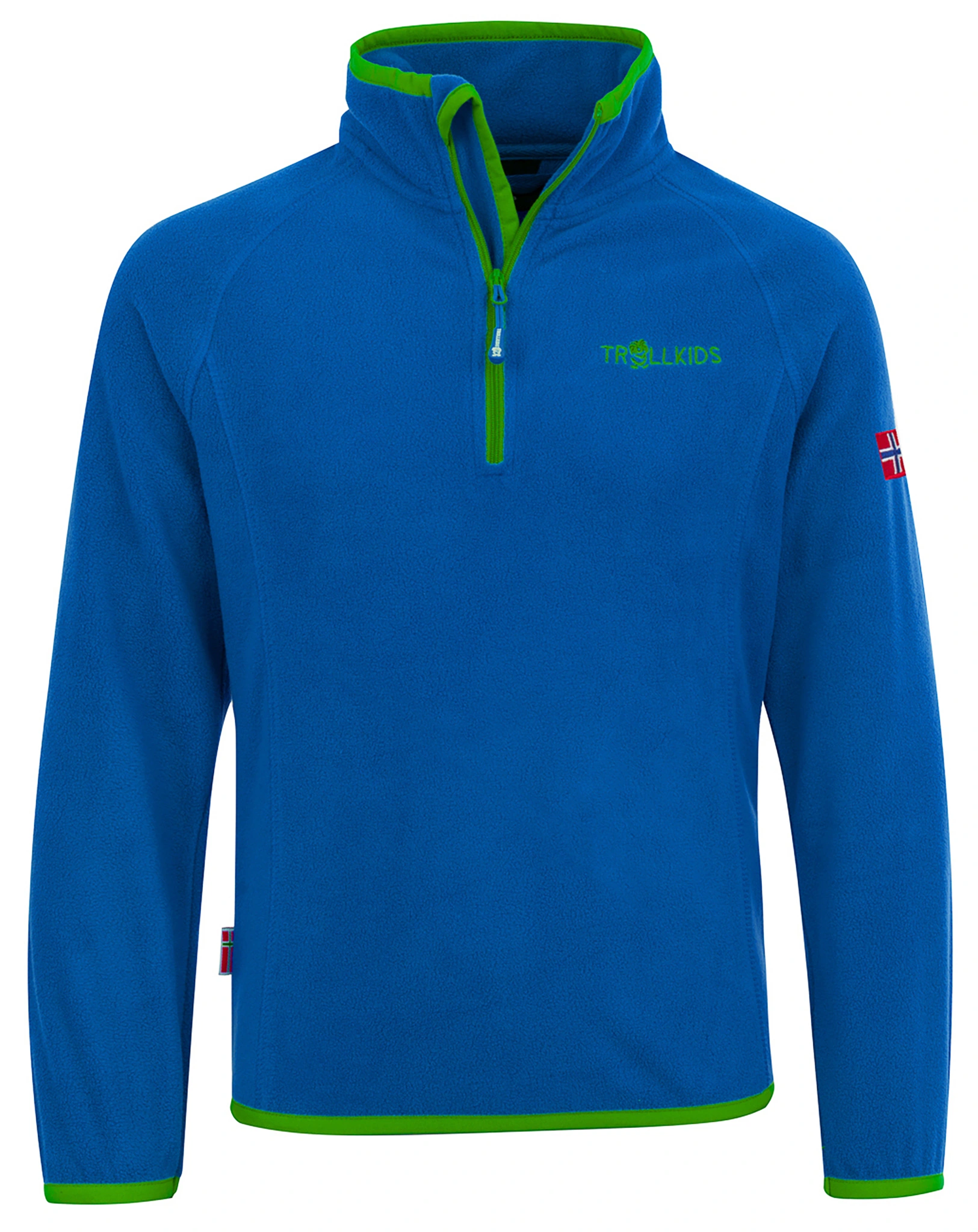 Fleece-PulloKids NORDLAND in medium blue/green
