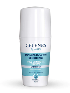 Celenes by Sweden Thermal Geurloze Minerale Roll-On Deodorant Multiverpakking 3x75ML